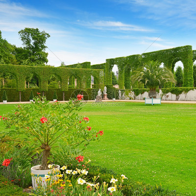 在古老的德国施韦津根市公园美丽的格莱特庄园高清图片下载-正版图片304366956