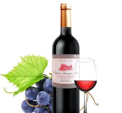 法国原瓶进口红酒 格兰治庄园干红葡萄酒 *多克AOC红酒